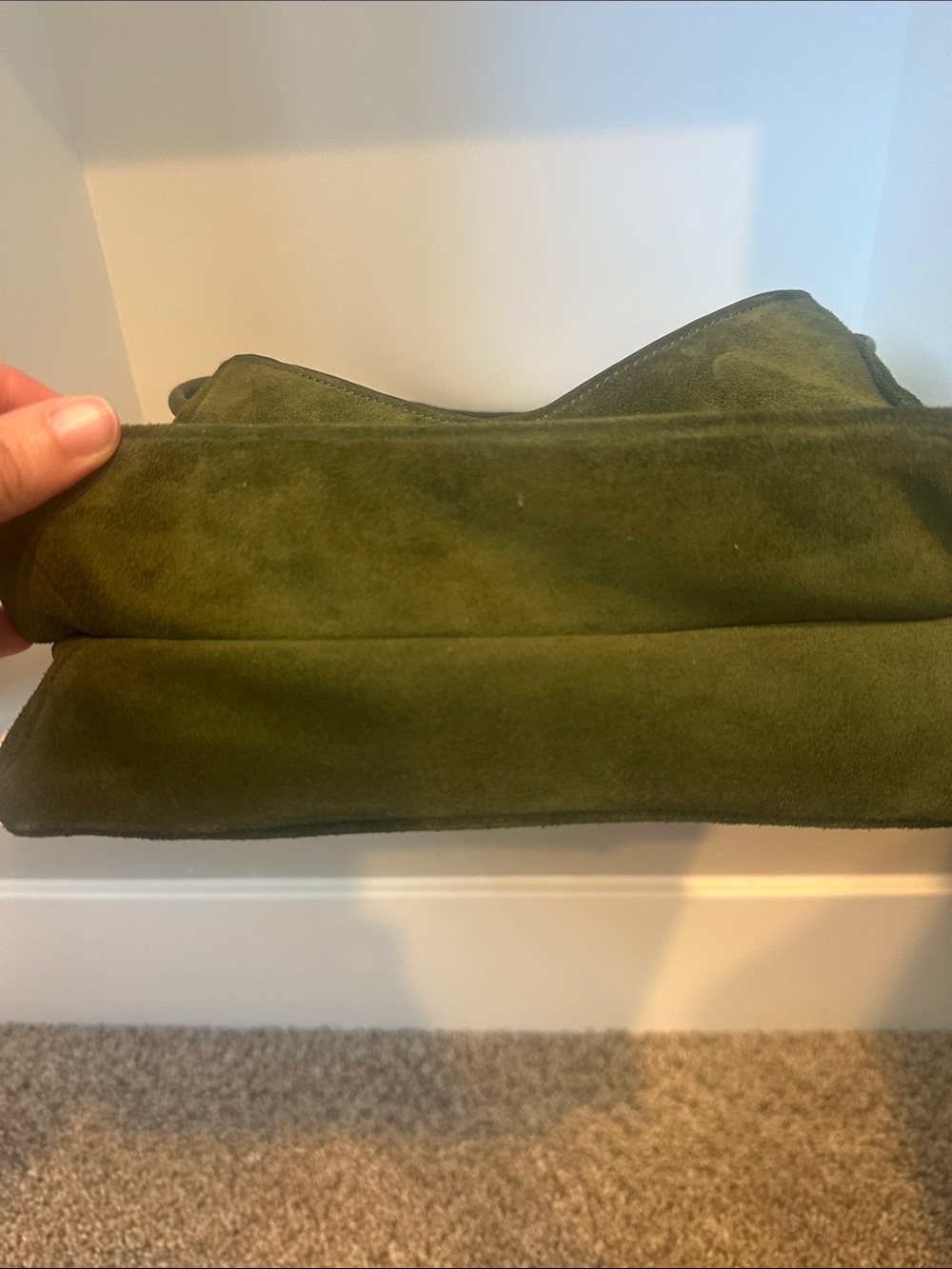 STAUD Valerie Suede Shoulder Bag - Picture 4 of 6
